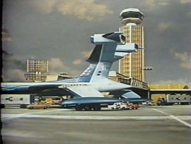 Fig. 1. A futuristic London Airport in Thunderbirds