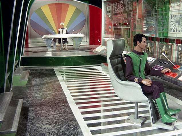 Fig. 2. Inside Cloudbase in Captain Scarlet: no walking necessary!