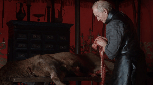 Image result for tywin gutting a deer