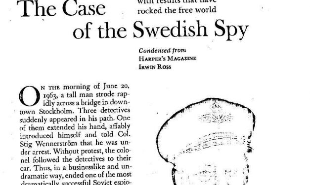 CfP: Journal of Scandinavian Cinema special issue “Spies in Scandinavia: Intelligence and counterintelligence in the Nordic countries”. Deadline: June 10, 2018.