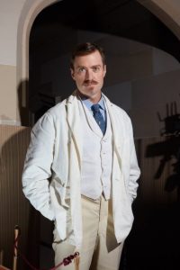 Fig 2: Matthew Crawley as Dr. John Kellogg