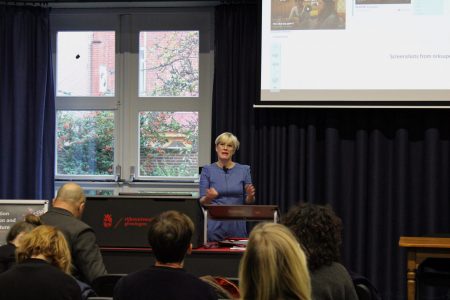 Keynote speaker Vilde Schanke Sundet discusses the ‘youtification’ of drama through real-time storytelling
