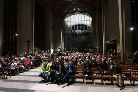 Fig. 2: The audience at Cathedral of Culture, December 2018. 