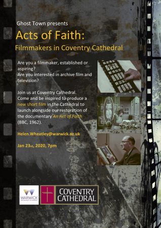 Fig. 5. Advert for filmmaker involvement in Acts of Faith project