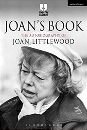 Fig. 6: Joan Littlewood on the cover of her monograph Joan's Book (1994, in Bloomsbury's 'Theatre Makers' book series) 