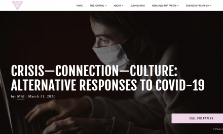 CfP: MAI special issue “Crisis—Connection—Culture: Alternative Responses to COVID-19”.