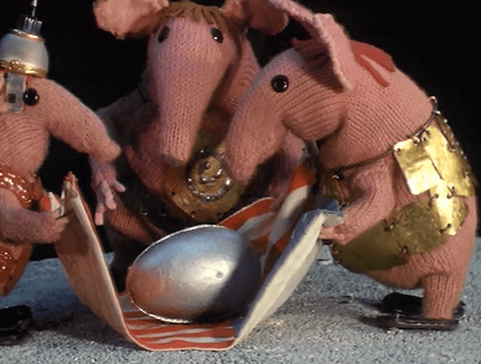 Fig 2: The Clangers. Remember them? They had their titular problems with two different eggs in Blog Twenty-Three.