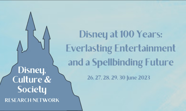 Event: Disney at 100 Years: Everlasting Entertainment and a Spellbinding Future. June 26-30, 2023 @ online.