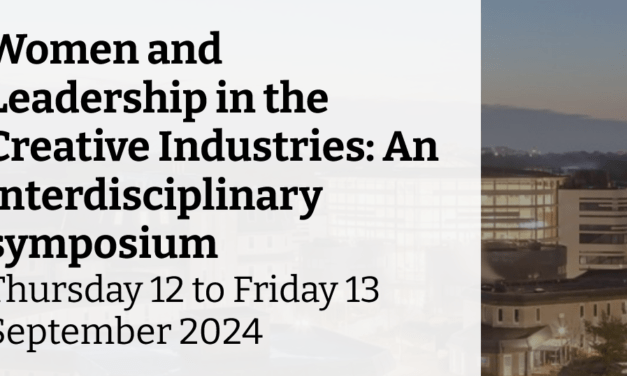 CfP: interdisciplinary symposium “Women and Leadership in the Creative Industries”. Sept 12-13, 2024 @ Bournemouth University (UK). Deadline: Jan 29, 2024.