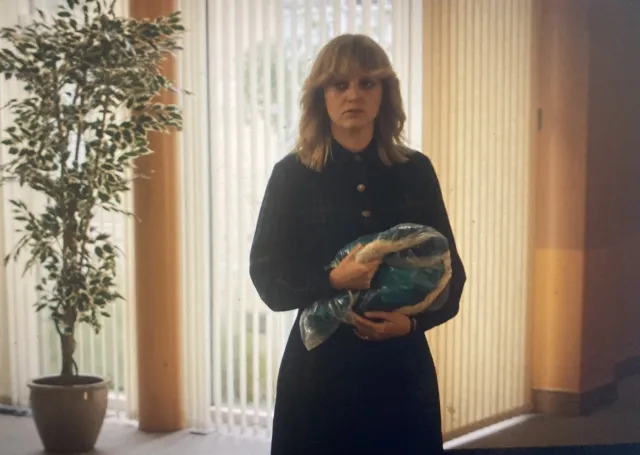 Daysee preserving her blue dress in Rivals